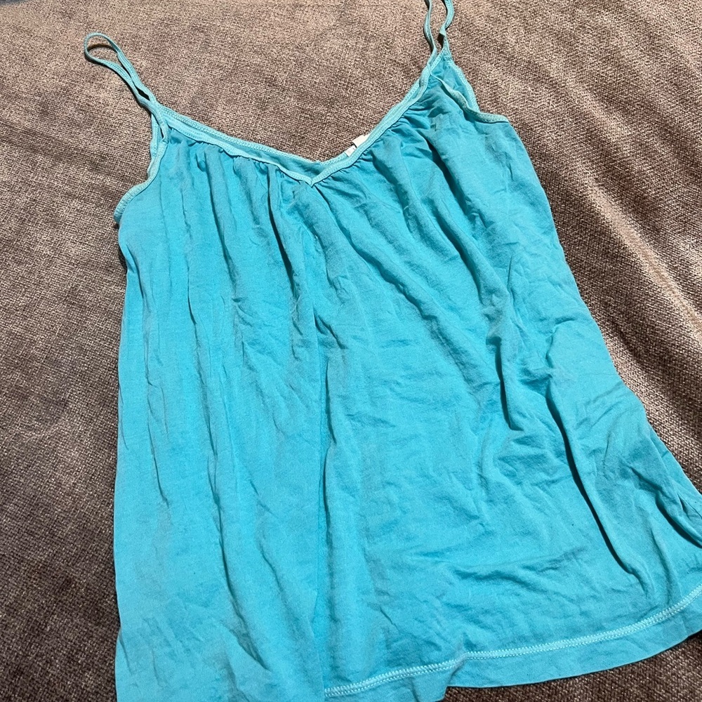 J. Crew Women's Blue V-Neck Camisole Top, Size XS